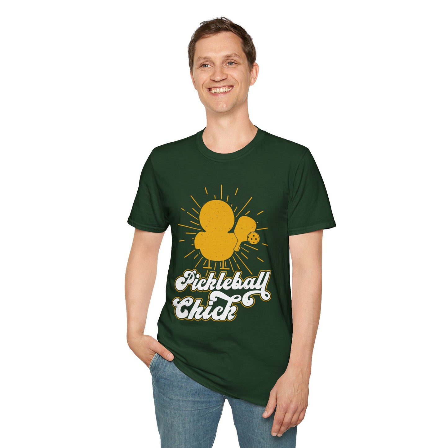 Men's Funny Pickleball T-shirt - Pickleball Chick