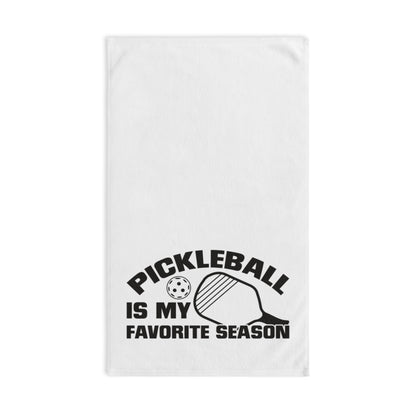 Pickleball Lightweight Hand Towel - Pickleball Is My Favorite Season White
