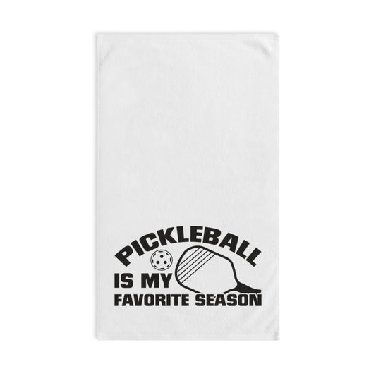 Pickleball Lightweight Hand Towel - Pickleball Is My Favorite Season White