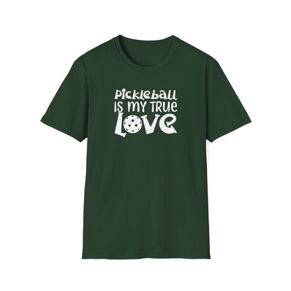 Women's Cool Pickleball T-shirt - Pickleball Is My True Love Green