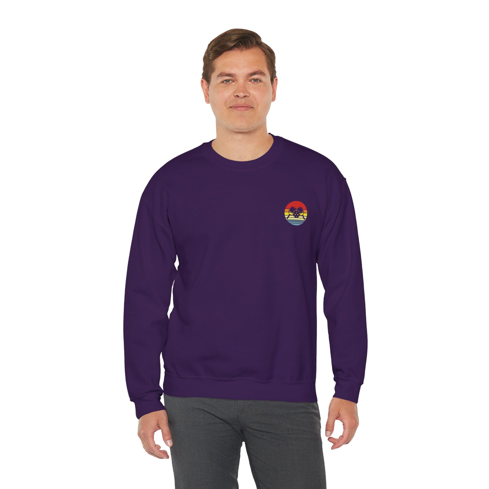Men's Cool Pickleball Sweatshirt - Just a Guy Who Loves Pickleball