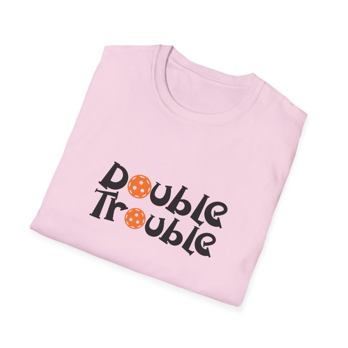 Women's Funny Pickleball T-shirt - Double Trouble