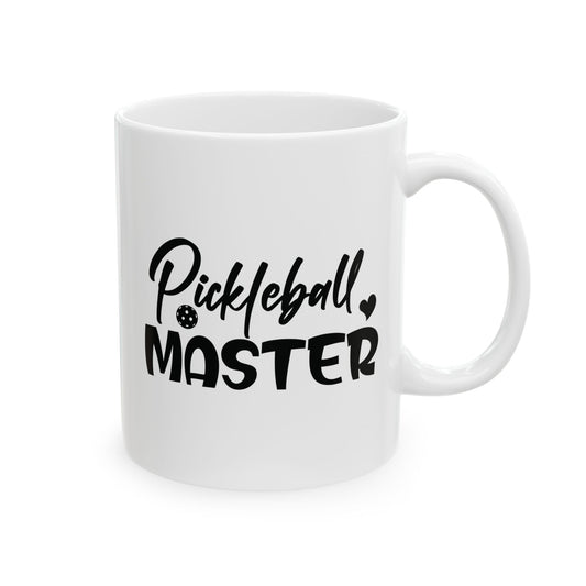 Pickleball Fun Mug - Pickleball Master White