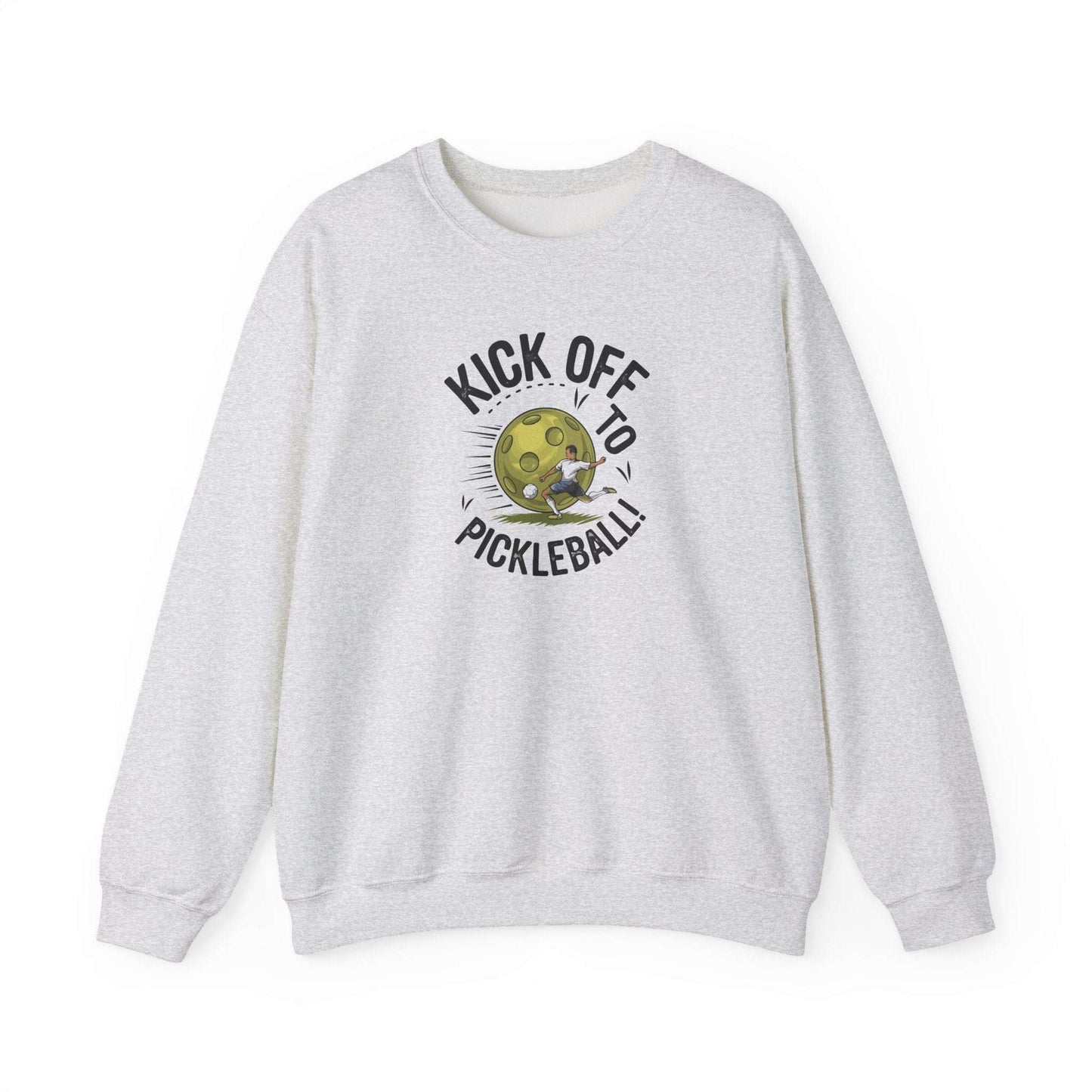 Men's Soft Pickleball Sweatshirt - Kick Off to Pickleball Gray