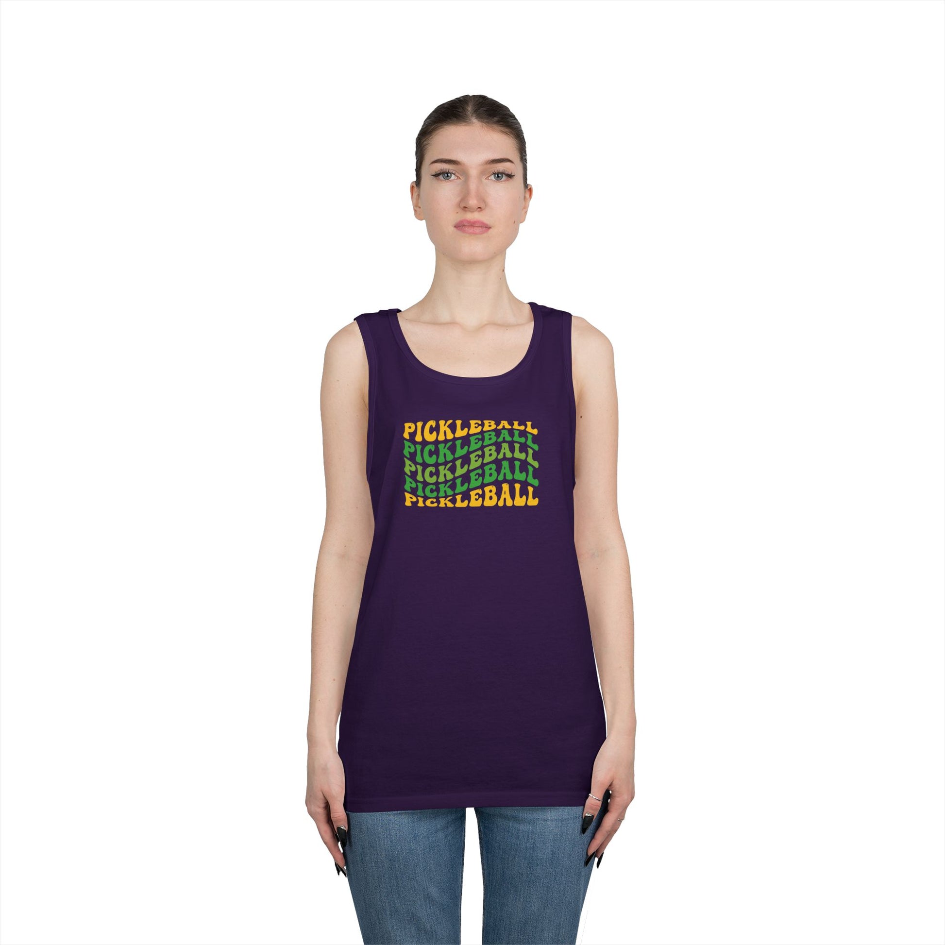 Women's Fun Pickleball Tank Top - Pickleball Wave