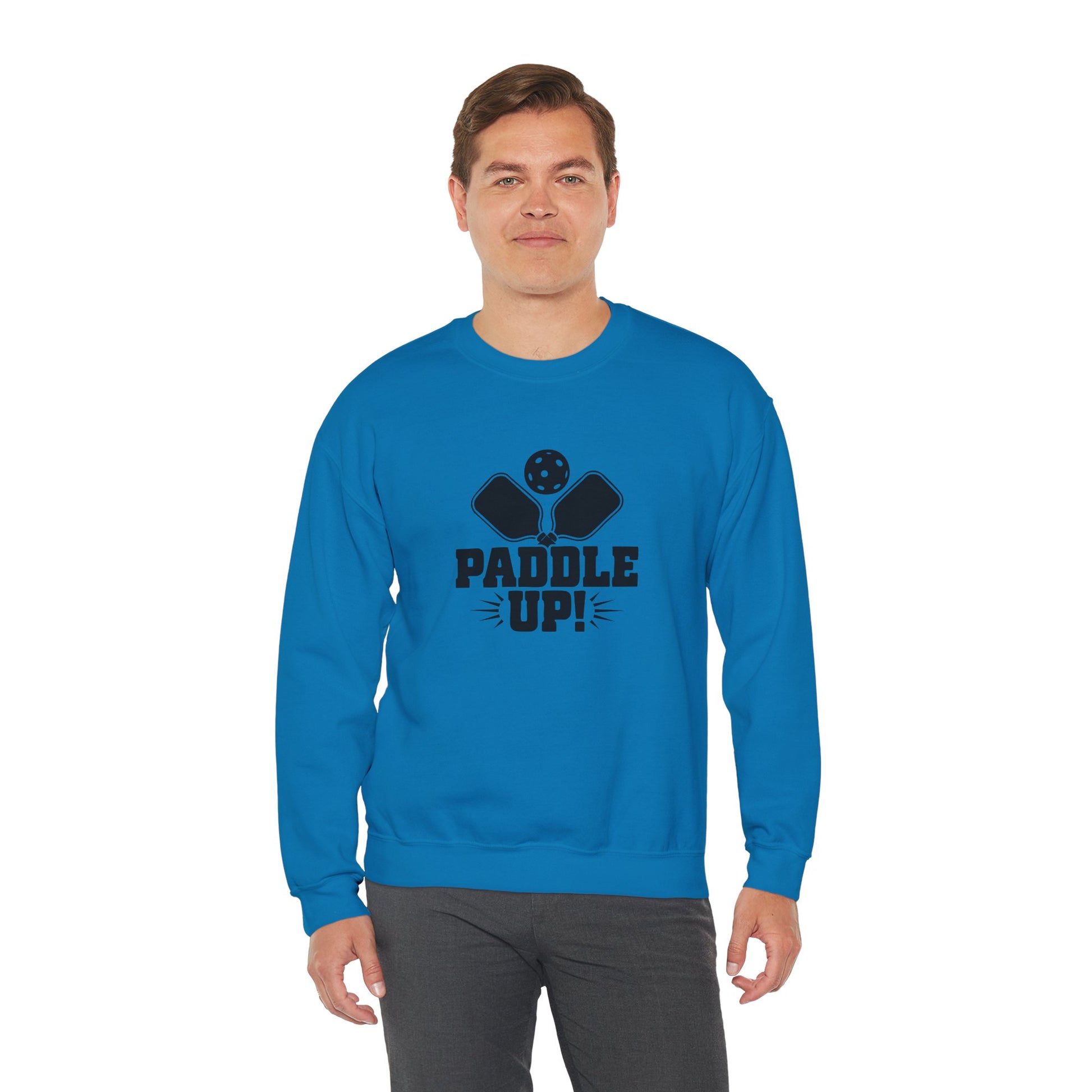 Men's Durable Pickleball Sweatshirt - Paddle Up