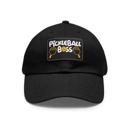 Pickleball Durable Cap - Pickleball Boss Black