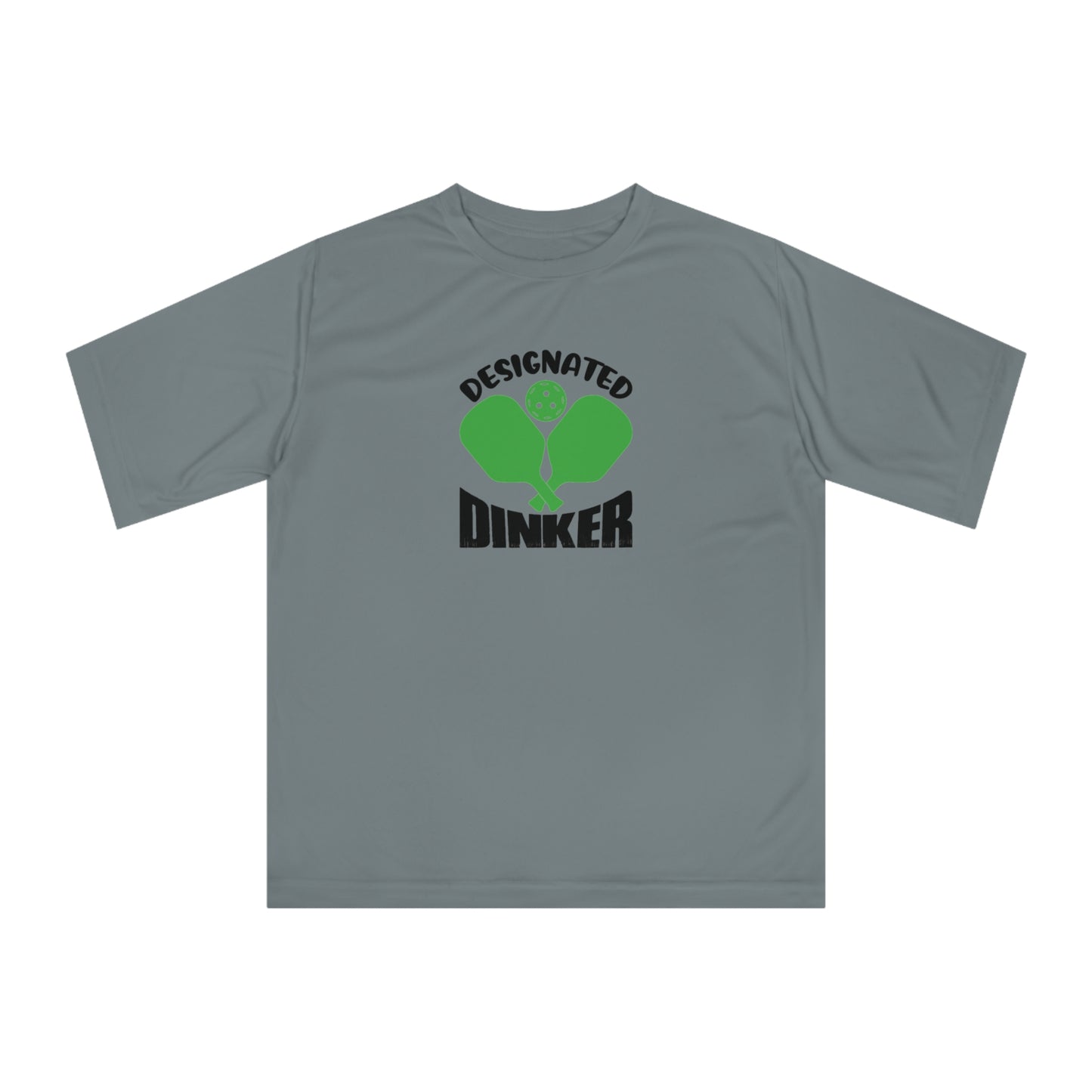 Men's Lightweight Pickleball T-shirt - Designated Dinker Gray