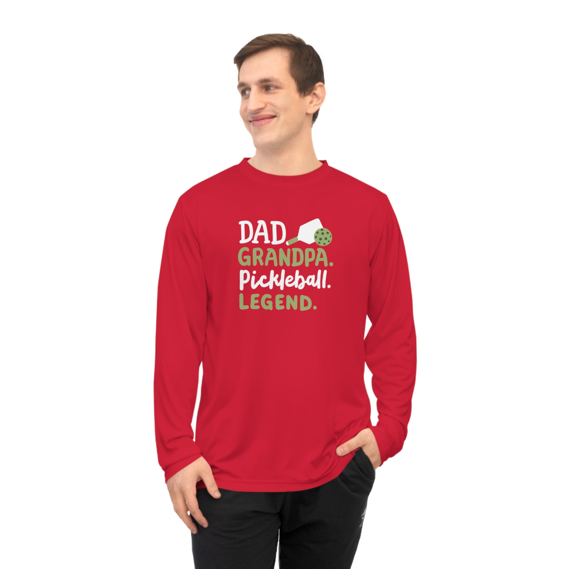 Men's Pickleball Long Sleeves top - Dad Grandpa Pickleball Legend