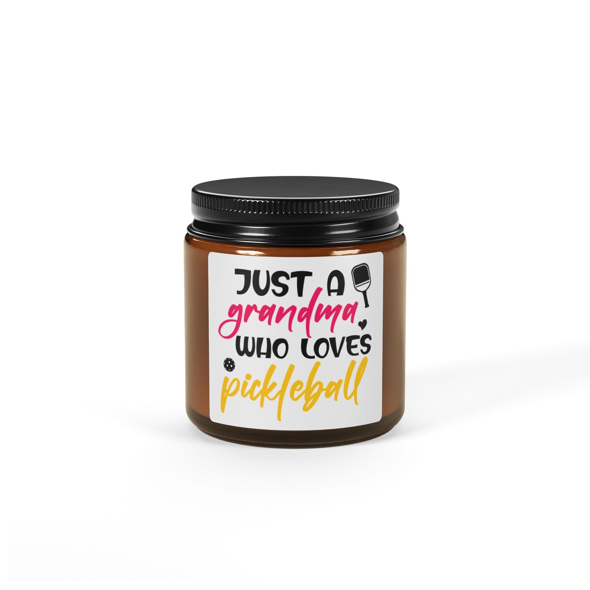 Pickleball Handy Candle - Just a Grandma Who Loves Pickleball Amber