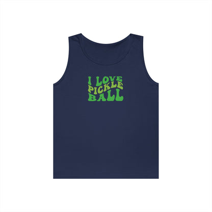 Men's Funny Pickleball Tank Top - I Love Pickleball