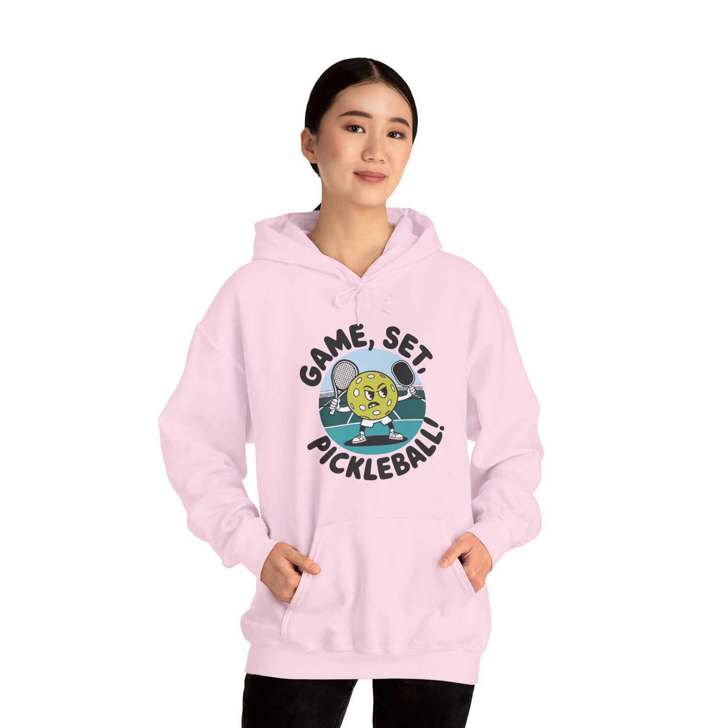 Women's Durable Pickleball Hoodie - Game, Set, Pickleball