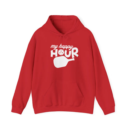 Men's Durable Pickleball Hoodie - My Happy Hour