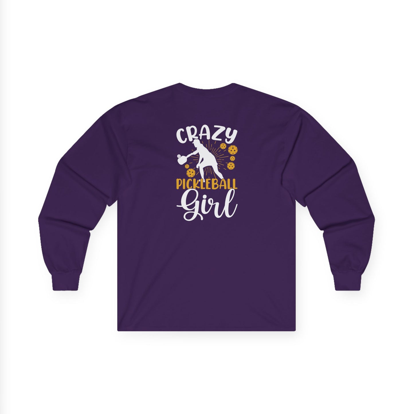 Women's Durable Pickleball Long Sleeves top - Crazy Pickleball Girl