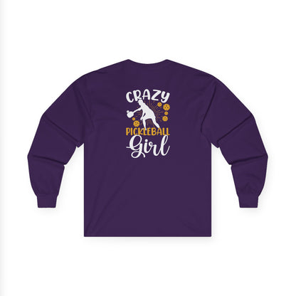 Women's Durable Pickleball Long Sleeves top - Crazy Pickleball Girl