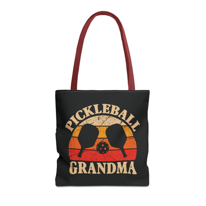 Pickleball Cool Tote Bag - Pickleball Grandma Red