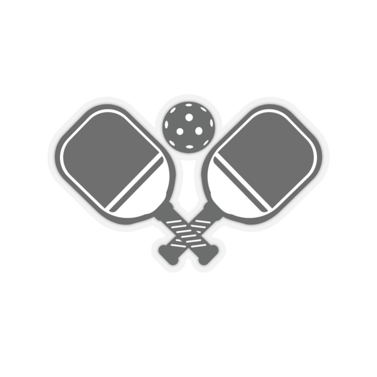 Pickleball Unique Stickers - paddles and ball 2" x 2"