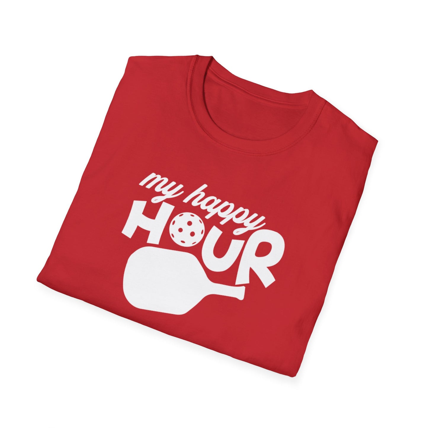 Women's Soft Pickleball T-shirt - My Happy Hour