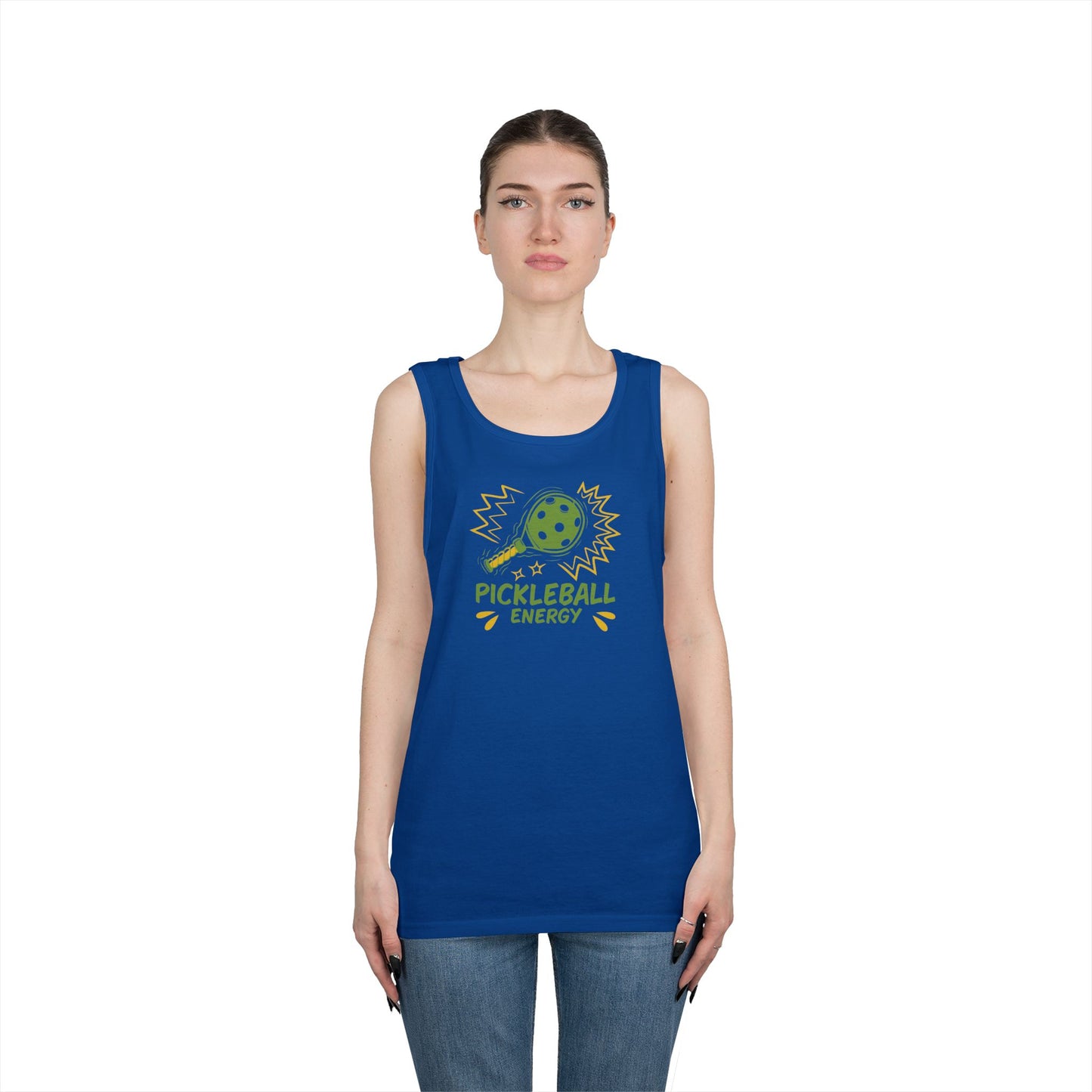 Women's Quirky Pickleball Tank Top - Pickleball Energy