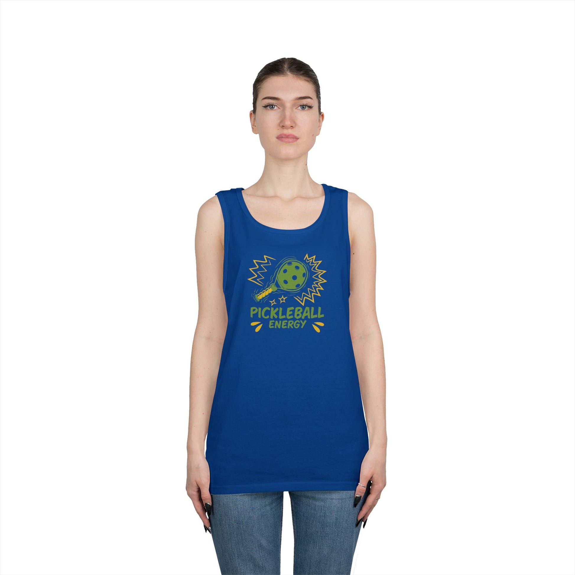 Women's Quirky Pickleball Tank Top - Pickleball Energy