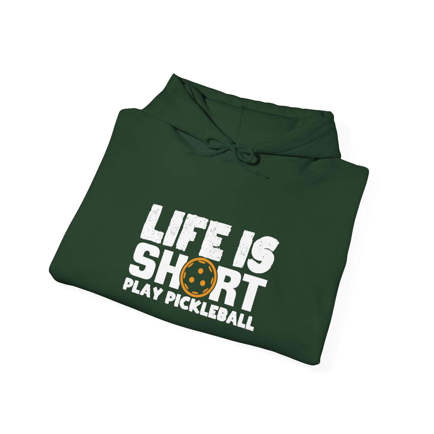 Women's Quirky Pickleball Hoodie - Life Is Short Play Pickleball