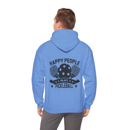 Men's Playful Pickleball Hoodie - Happy People Play Pickleball