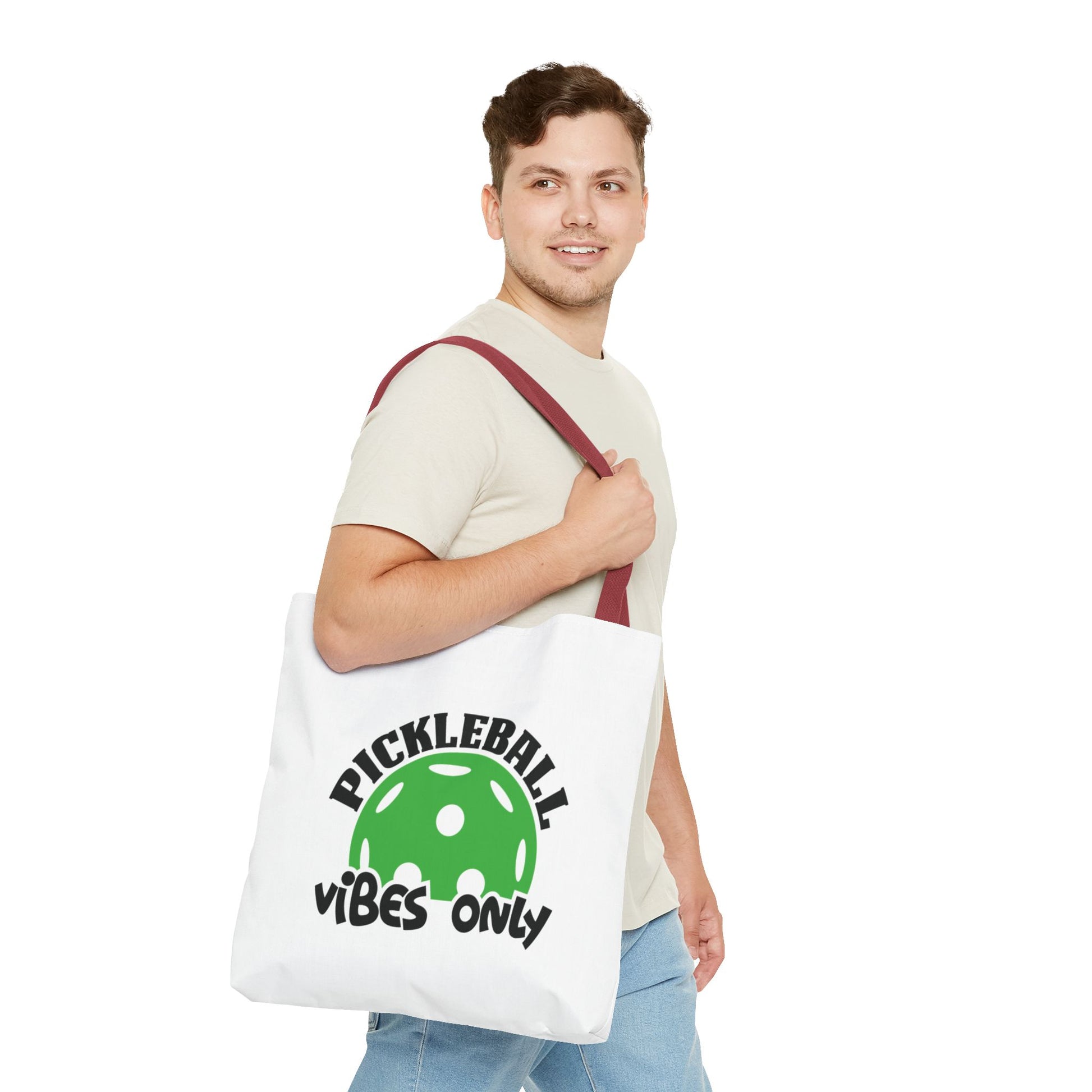 Pickleball Durable Tote Bag - Pickleball Vibes Only