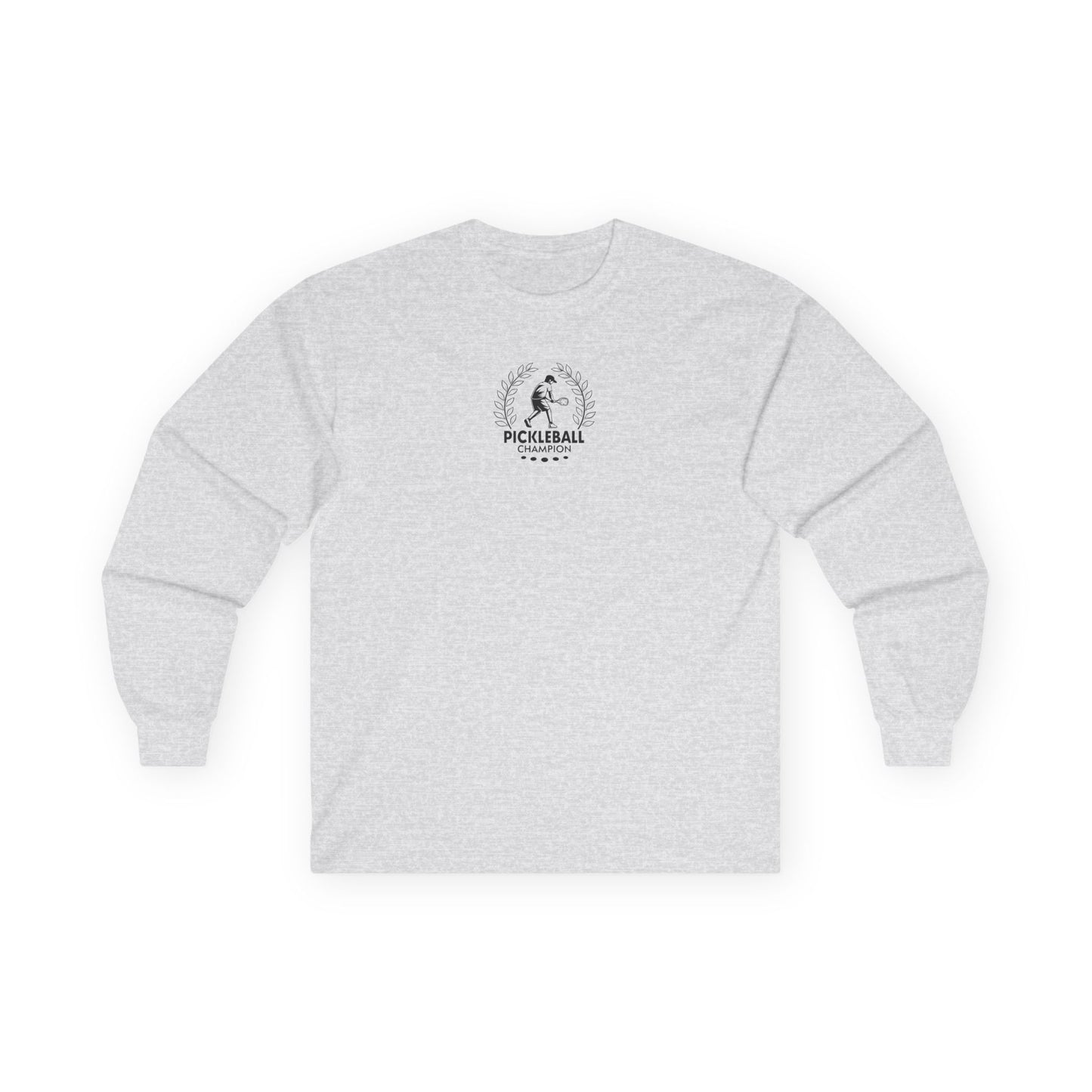 Men's Comfy Pickleball Long Sleeves top - Pickleball Champion Gray