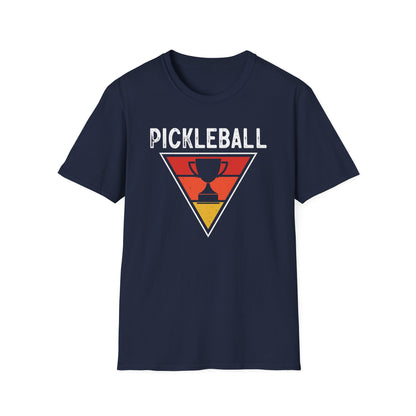 Men's Bold Pickleball T-shirt - Pickleball Trophy Navy