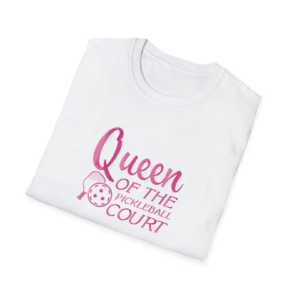 Women's Stylish Pickleball T-shirt - Queen of the Pickleball Court