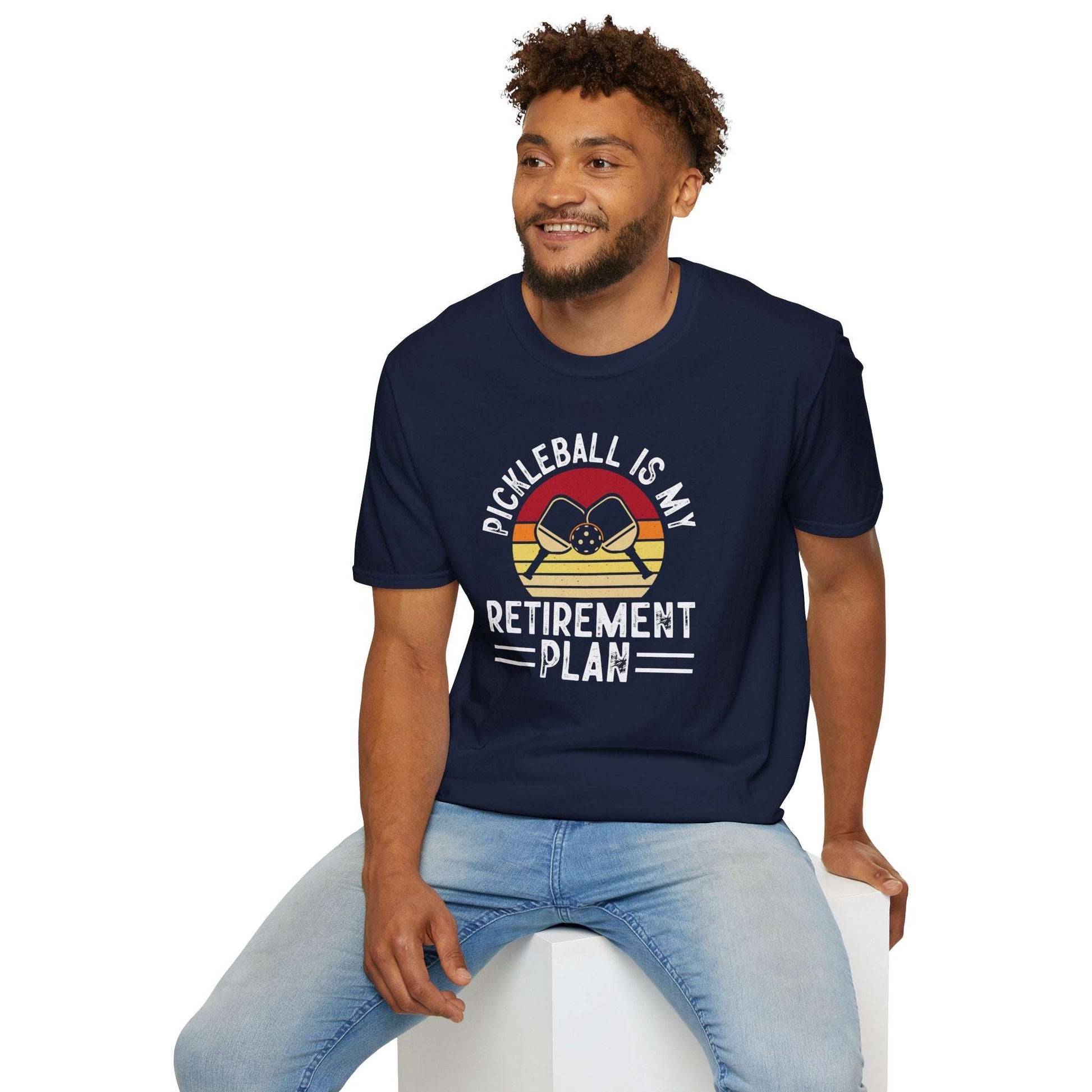 Men's Cool Pickleball T-shirt - Pickleball Is My Retirement Plan