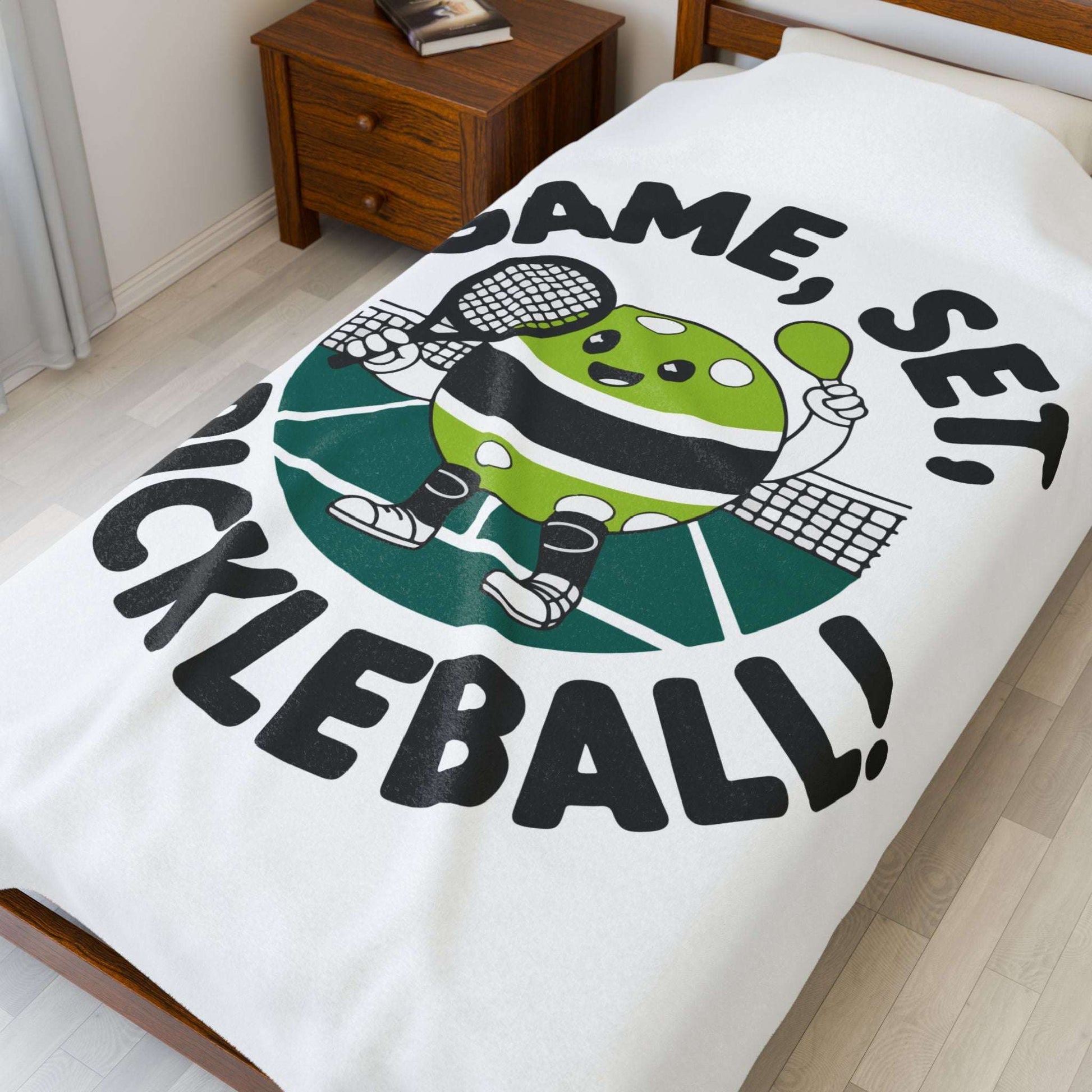 Pickleball Durable Blanket - Game, Set, Pickleball
