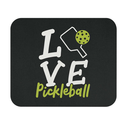 Pickleball Cute Mouse pad - Love Pickleball Black