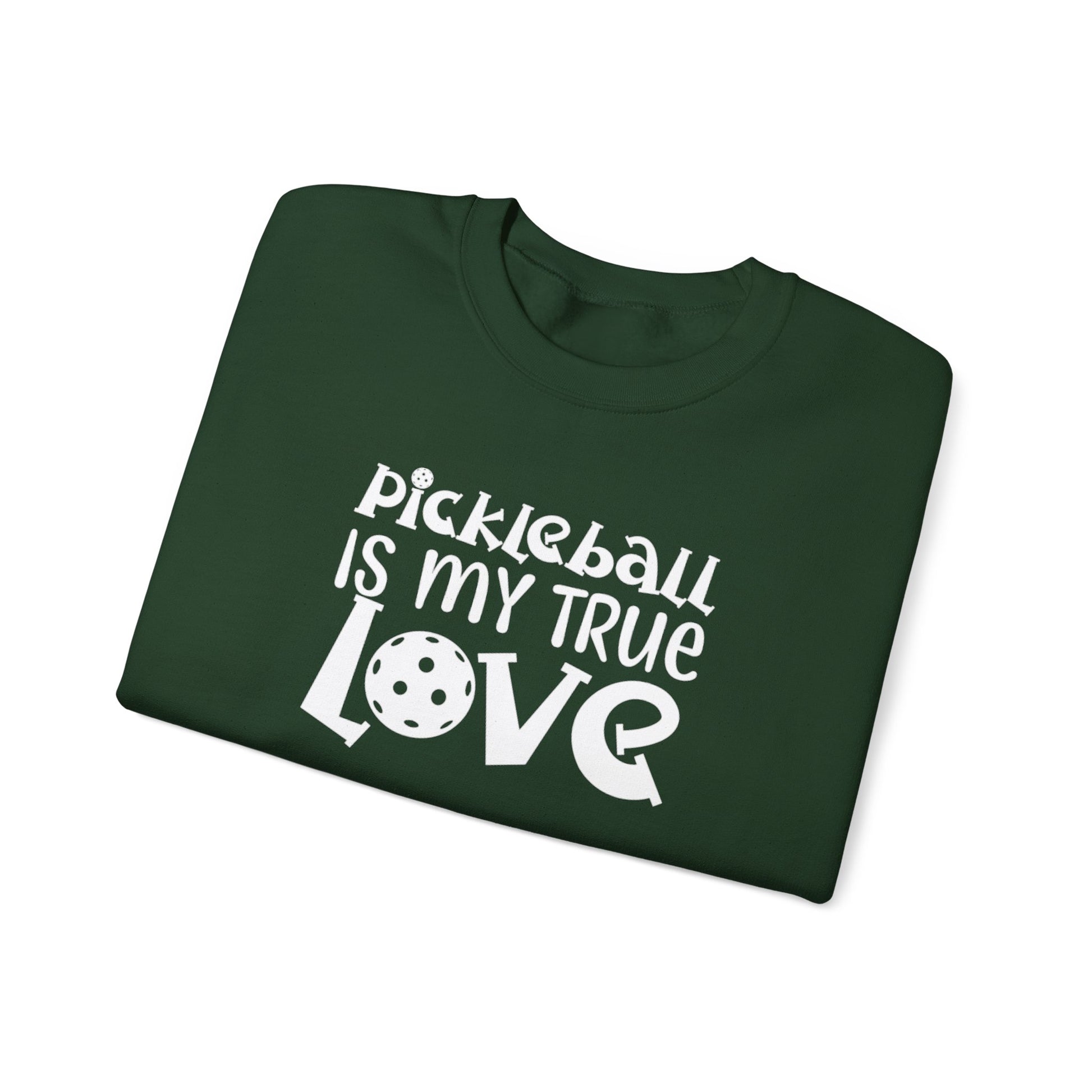 Women's Trendy Pickleball Sweatshirt - Pickleball is My True Love