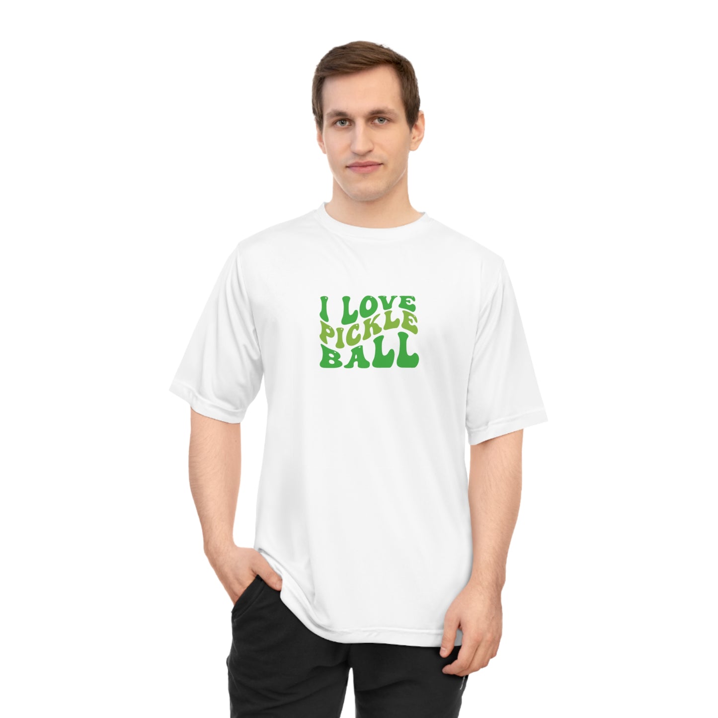 Men's Lightweight Pickleball T-shirt - I Love Pickleball