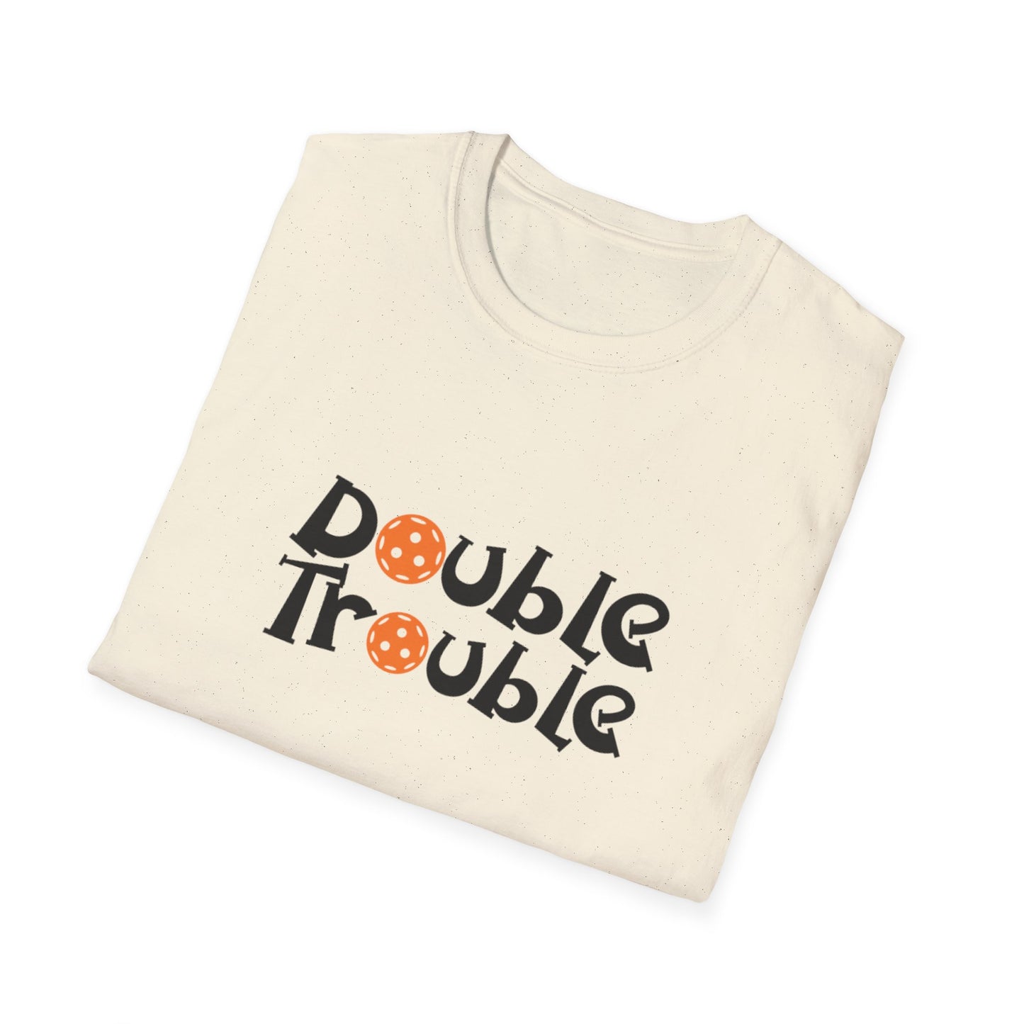 Women's Funny Pickleball T-shirt - Double Trouble