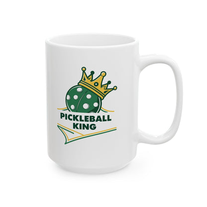 Pickleball Stylish Mug - Pickleball King White