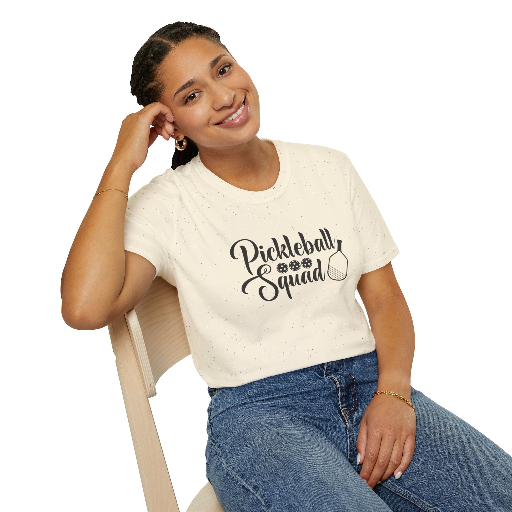 Women's Trendy Pickleball T-shirt - Pickleball Squad