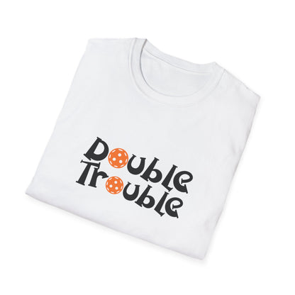 Women's Funny Pickleball T-shirt - Double Trouble