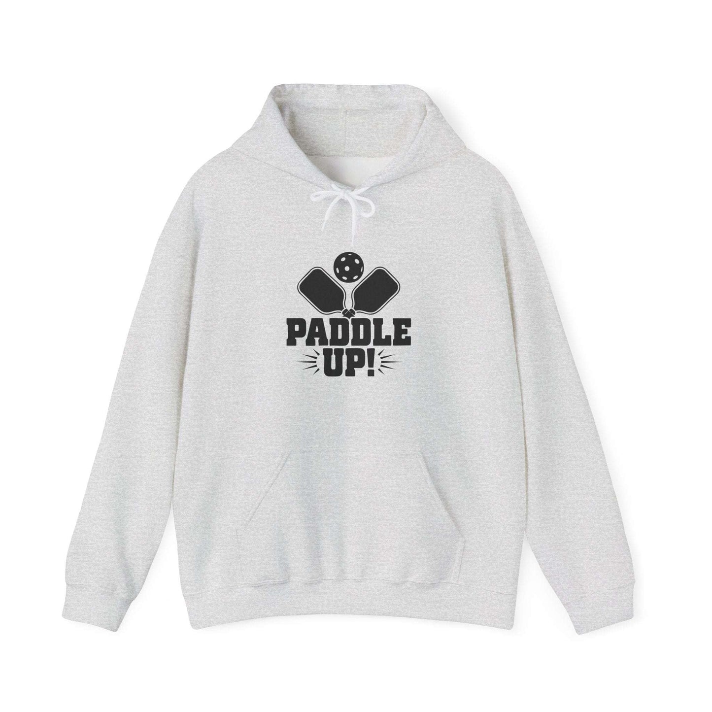 Men's Soft Pickleball Hoodie - Paddle Up Gray