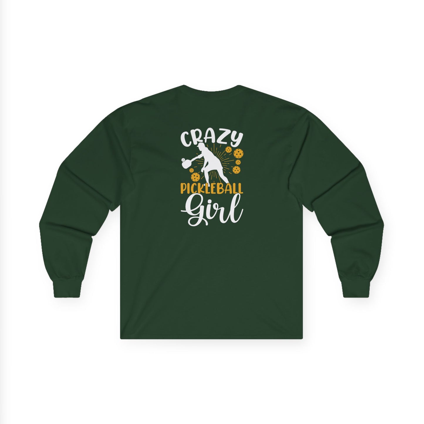 Women's Durable Pickleball Long Sleeves top - Crazy Pickleball Girl