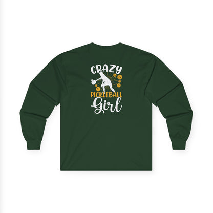 Women's Durable Pickleball Long Sleeves top - Crazy Pickleball Girl