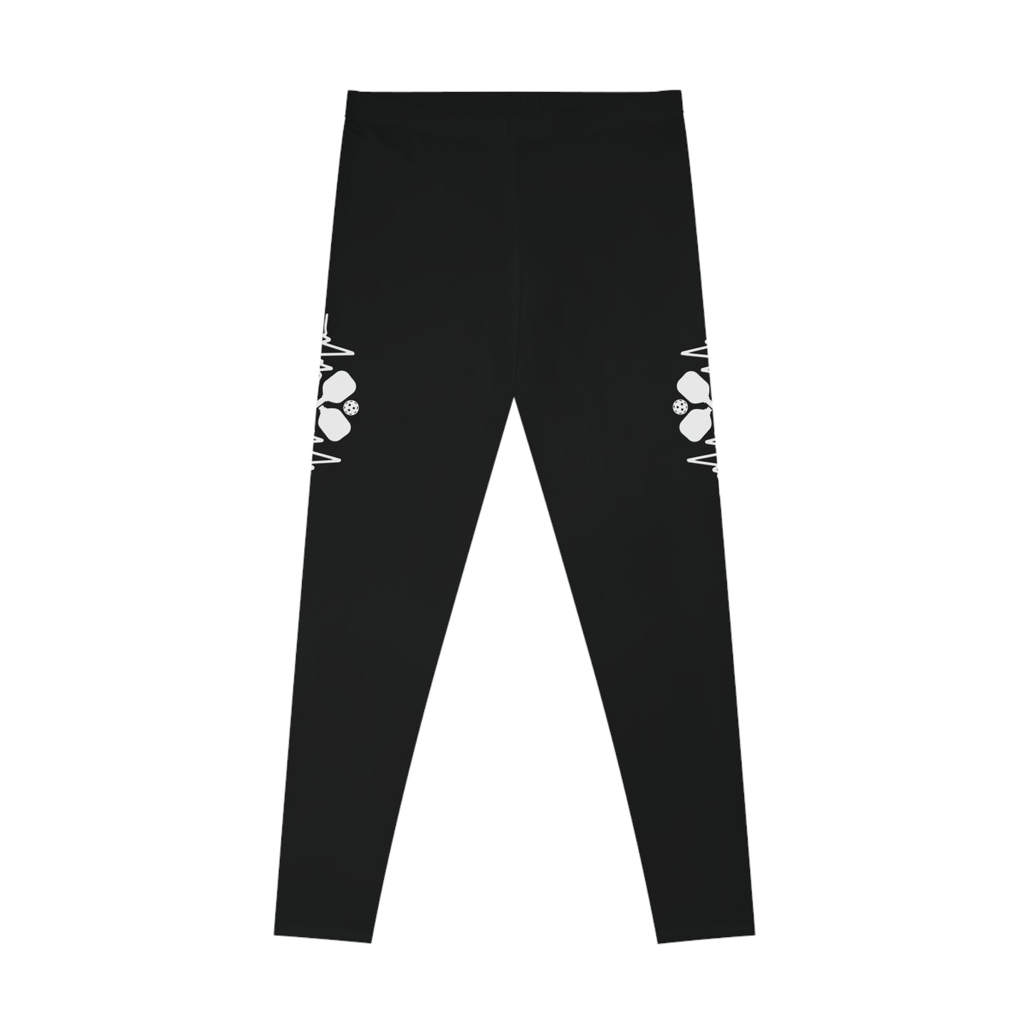 Women's Soft Pickleball Legging - Pickleball Pulse Black