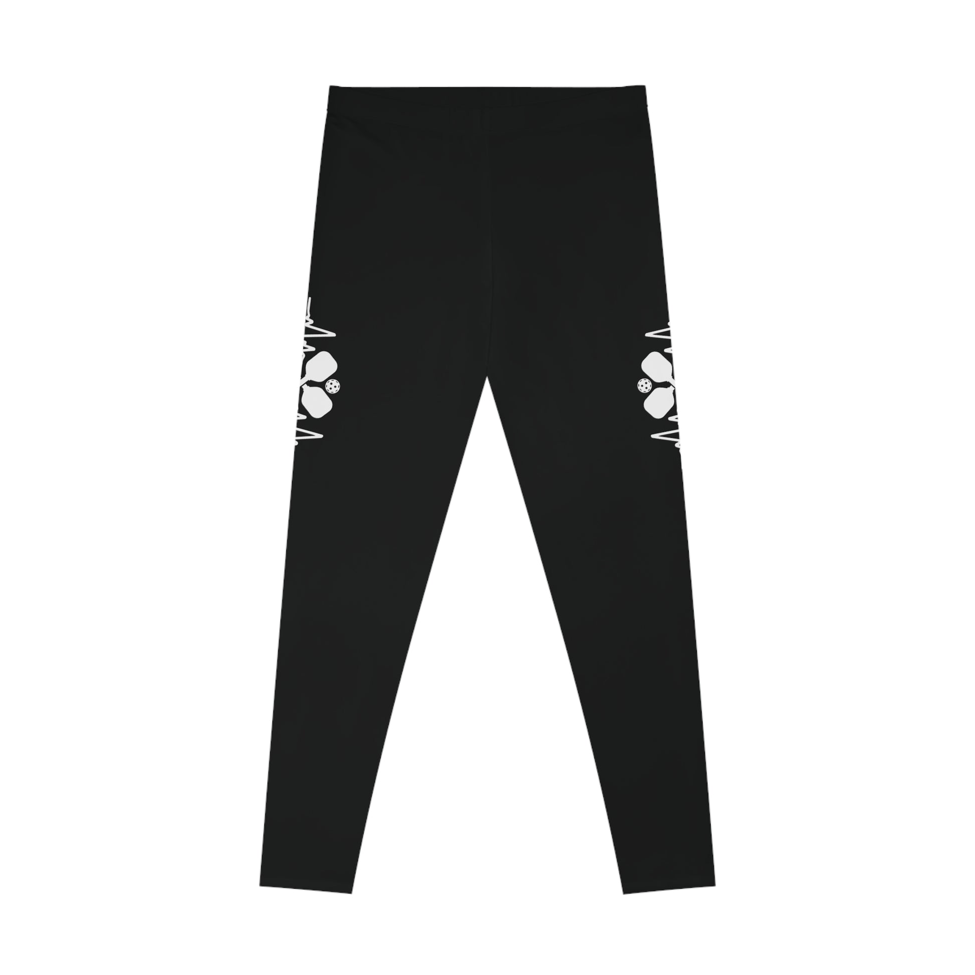Women's Soft Pickleball Legging - Pickleball Pulse Black