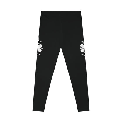 Women's Soft Pickleball Legging - Pickleball Pulse Black