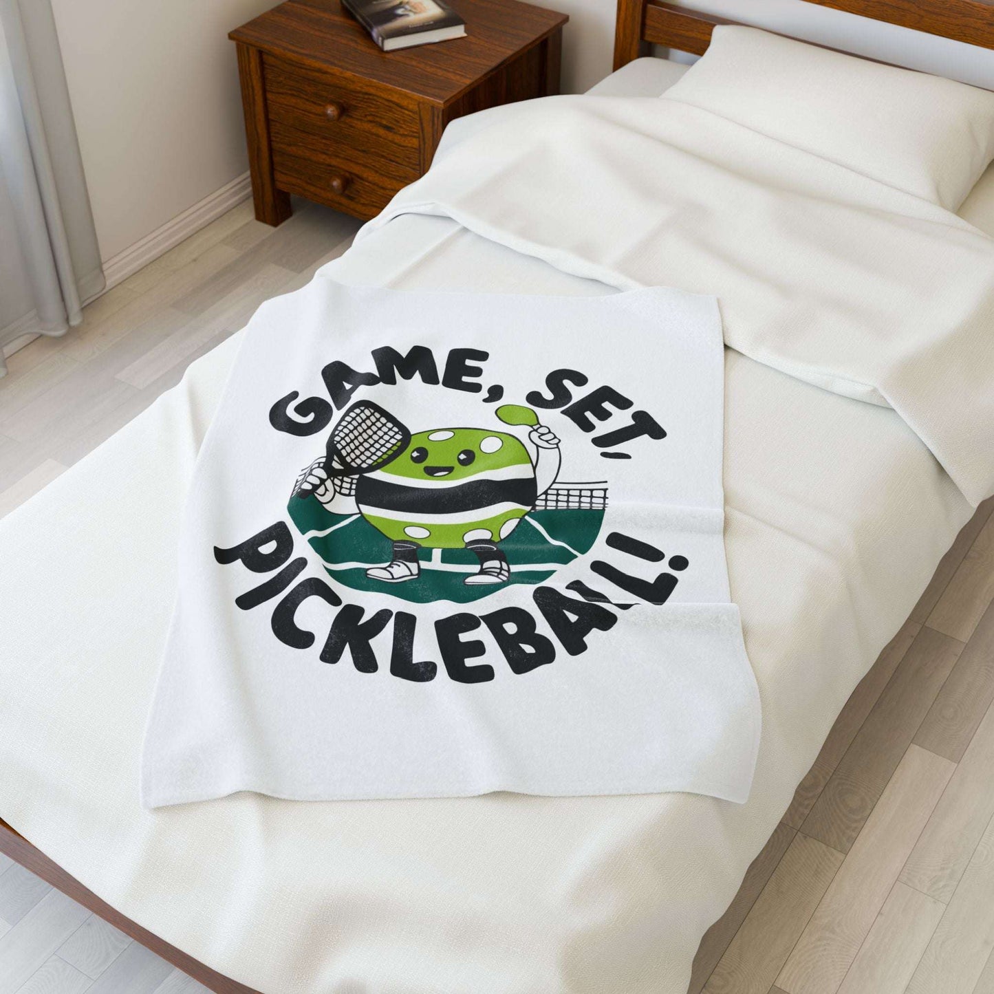 Pickleball Durable Blanket - Game, Set, Pickleball