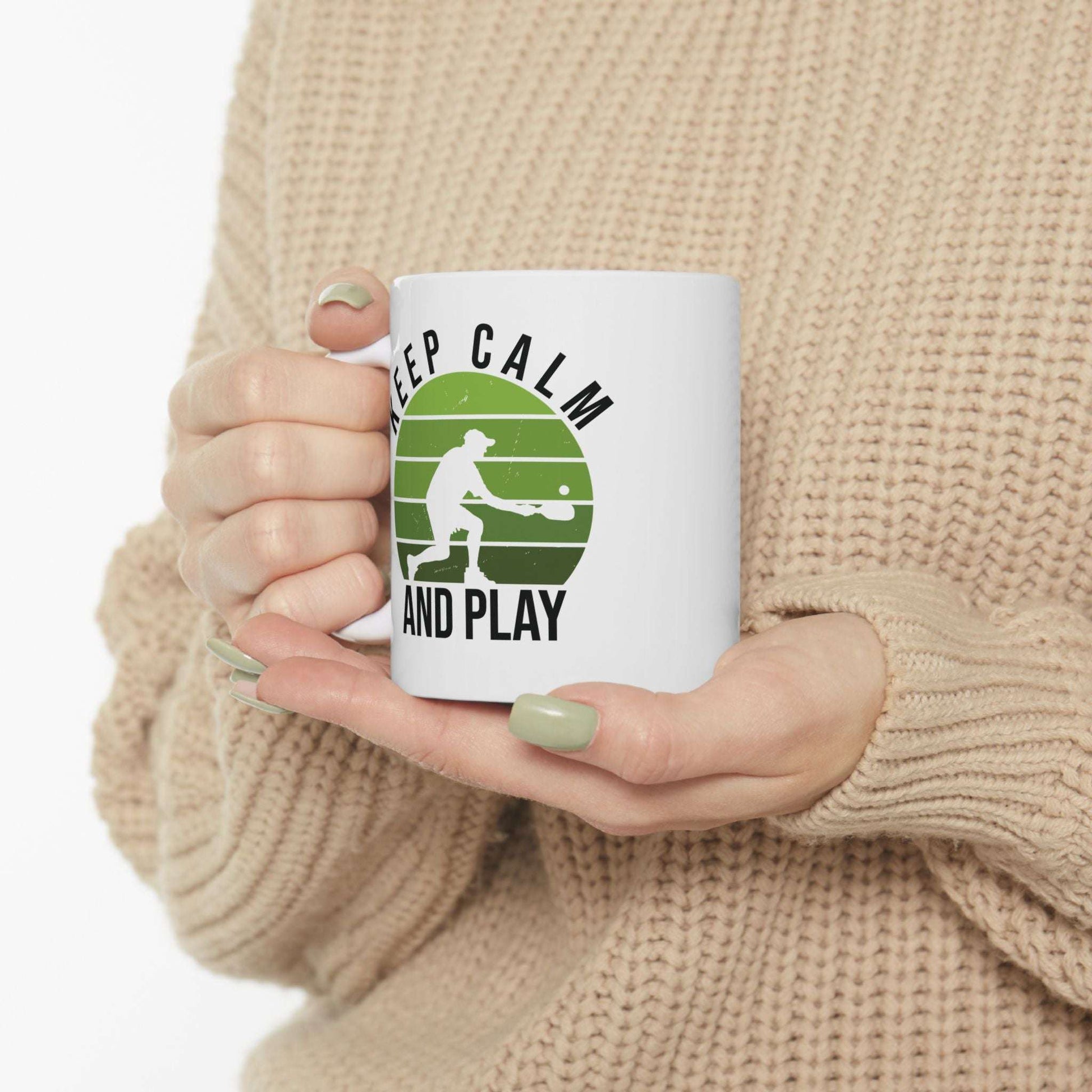Pickleball Unique Mug - Keep Calm and Play