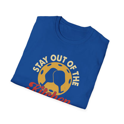 Women's Pickleball T-shirt - Stay Out of the Kitchen Play Pickleball