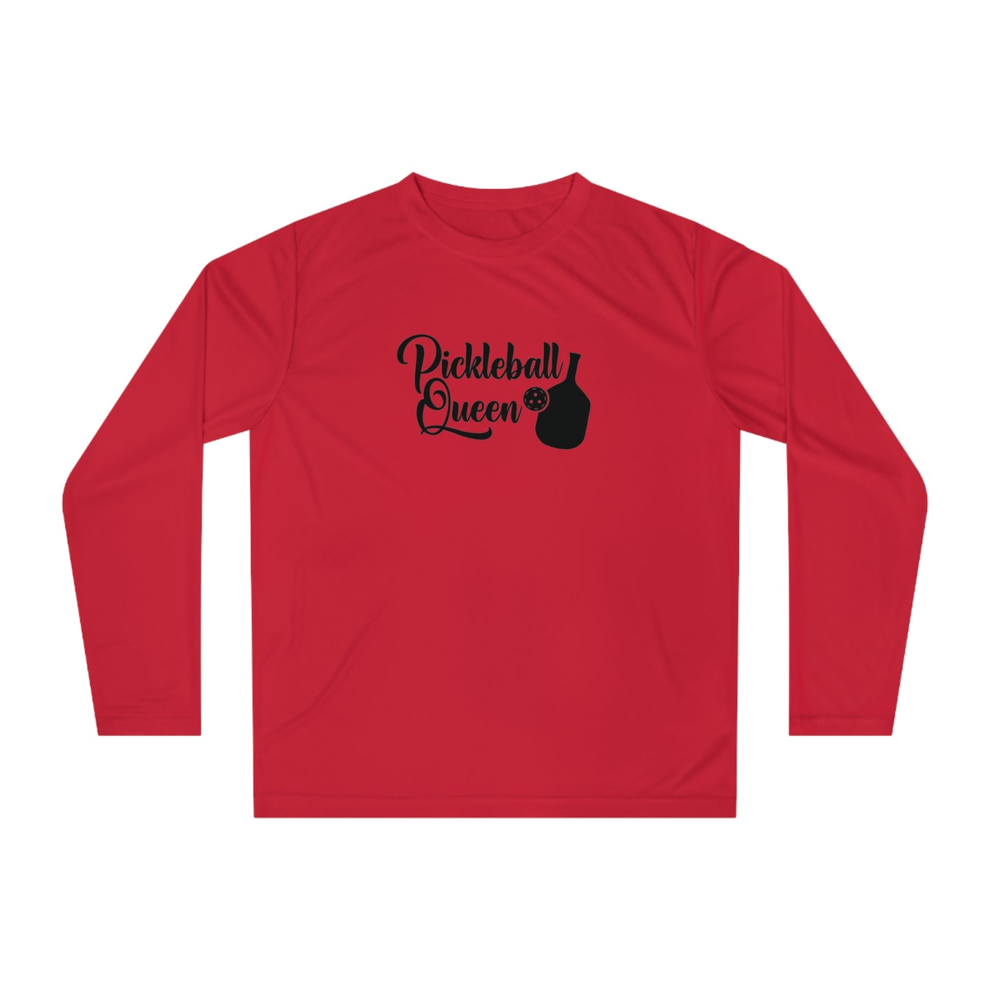 Women's Practical Pickleball Long Sleeves top - Pickleball Queen Red