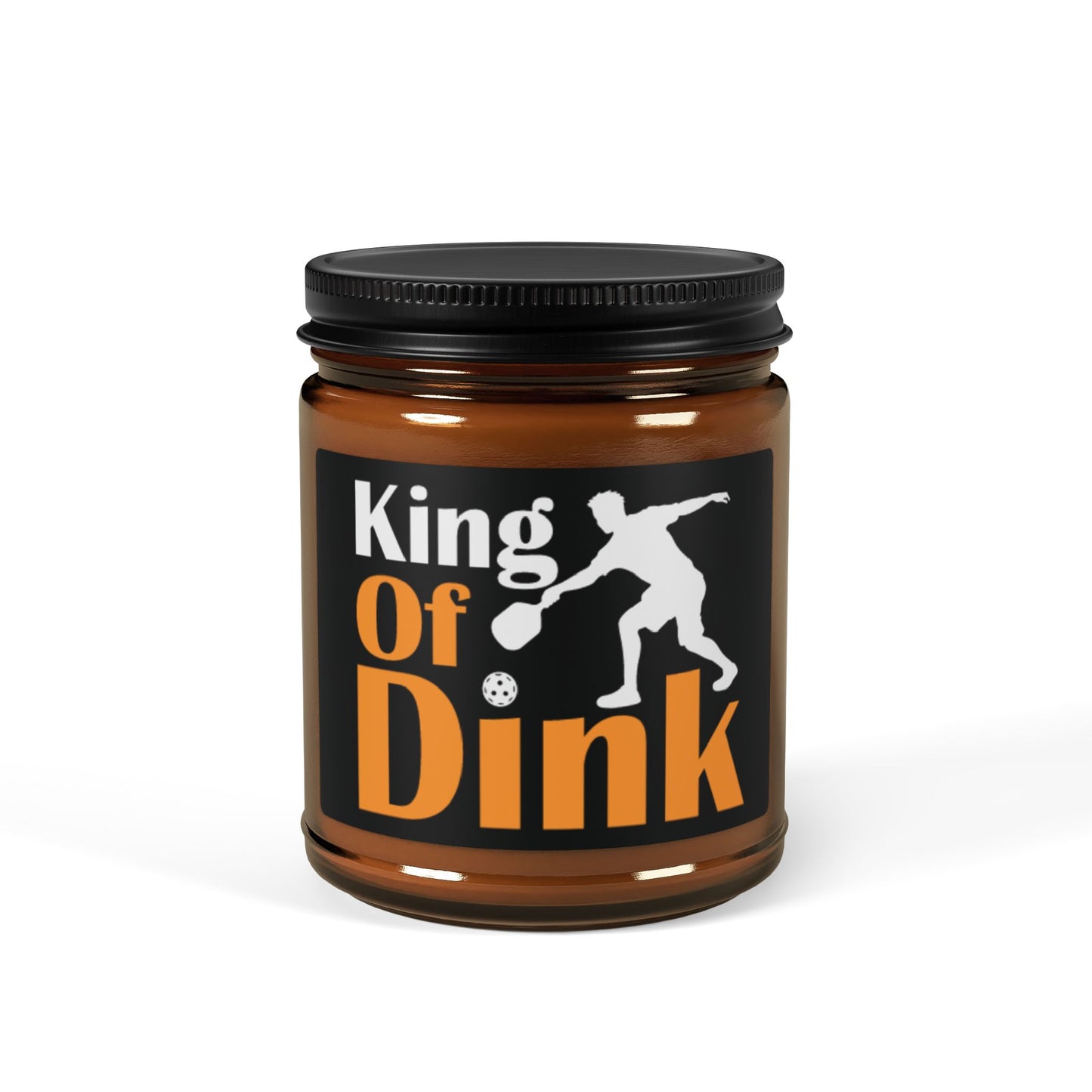 Pickleball Unique Candle - King of Dink Amber